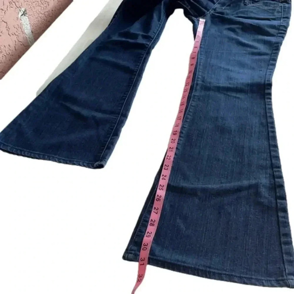 Old Navy regular fit dark wash denim jeans belt loops size 2 xs jeans 2011 - Picture 6 of 10